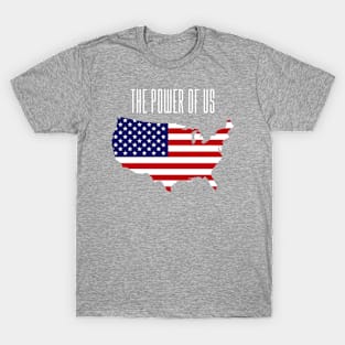 The power of US American flag T-Shirt